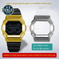 For Casio G-SHOCK giant G block GX-56BB GXW-56 Series Retrofit metal stainless steel Watch case Gold Silver Watch Accessories