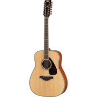 Yamaha FG820 Solid Top Acoustic Guitar, Natural, Dreadnought