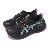 【asics 亞瑟士】越野跑鞋 GEL-Trabuco 12 GTX 女鞋 黑 紫 防水 抓地 耐磨 運動鞋 亞瑟士(1012B607001)