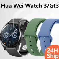 22mm 20mm Silicone Band For Huawei Watch GT 3 42mm 46mm/GT Runner/GT 2 Pro/GT 3 Pro Strap For Huawei Watch 3 Pro Watchband
