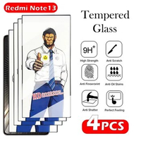 4PC Tempered Glass For Redmi Note 13 Pro Screen Protector For Redmi 12 Pro Plus 5g Glass Film