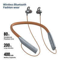 Bluetooth Headphone Sport Wireless Headphones Neck Neckband Earphones with Microphone Bluetooth Earphones Magnetic Headset Bass
