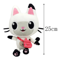 [LOD CXZU 535] ********Hot Gabby Dollhouse Plush Toy Mercat Cartoon Stuffed Animals Smiling Cat Car 