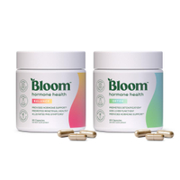 {aambalfankep} Bloom Nutrition Hormone Health Detox + Balance (90 Capsules) - 2 Pack Bundle
