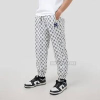 MLB NEW YORK YANKEES MONOGRAM WOVEN IVORY JOGGER XS