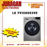 LG FV1285S3VS MESIN CUCI WASHER 8,5 KG FV1285 1285S3VS