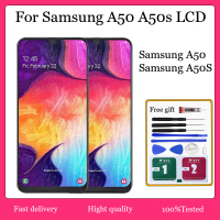 Original AMOLED For Samsung Galaxy A50 A50s LCD Display Touch Screen With Frame Replacement