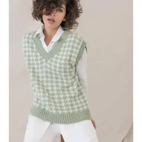 Best Seller - Jennie Vest Knit / Rompi Rajut / Korean Style / Atasan Wanita Kekinian / Rompi / Vest 