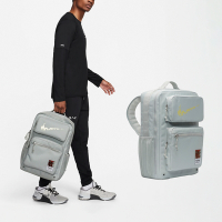 Nike 包包 Utility Speed Backpack 銀 綠 後背包 筆電包 雙肩背 運動背包 大勾 FJ4818-034