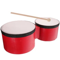 Drum Kids Drums for Bongos Ages 9-12 Percussion Instrument Sticks Tambourine Toddlers