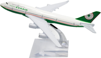 B747-400 EVA Air Metal Airplane Model Plane Toy Plane Model
