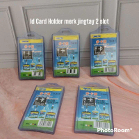 Id Card Holder Transparant Merk Jingtay T017 (10Pc) Tempat Id Card Bening 2 Sisi Id Karet 2 Sisi