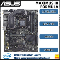 ASUS ROG MAXIMUS IX FORMULA Motherboard LGA 1151Intel Z270 DDR4 64GB PCI-E 3.0 support 7th/ 6th gen Intel Core Core i5-6500 cpu