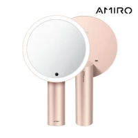AMIRO Oath自動感光LED化妝鏡 綺夢花園禮盒 薄霧粉(美妝鏡 LED鏡)