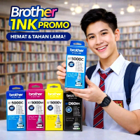 Paket Spesial Bundling 1 Set Tinta Ink Tank Printer Brother BT-D60BK / BT-5000 / T220, DCP-T420W, DC