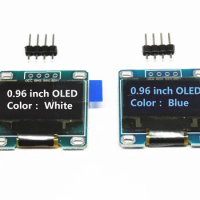 1pcs 4pin 0.96" White/Blue/Yellow blue 0.96 inch OLED 128X64 OLED Display Module for arduino 0.96" IIC I2C Communicate