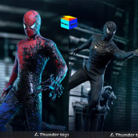 ThunderToys TD2025 1/6 Male Soldier Red/Black Parasitic Venom Spider Man Marvel Movie Model 12" Full Set Action Figure Body Doll