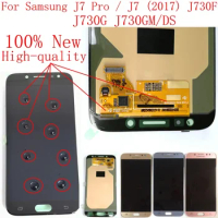 Shyueda AMOLED 5.5" For Samsung Galaxy J7 (2017) J730 J730F/DS J730FM J7 Pro J730G J730GM/DS LCD Display Touch Screen Digitizer