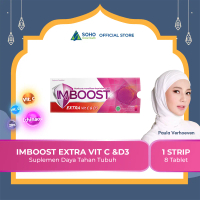 [Paula Verhouven Special Live] Imboost Extra Suplemen Daya Tahan Tubuh 1 Strip @8 Tablet