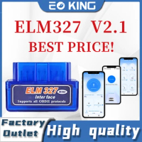 Mini ELM327 OBD V2.1 OBD2 Bluetooth Auto Scanner Car Tester Diagnostic Tool for IOS Android Windows Symbian