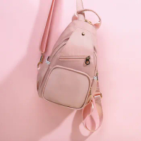 Compact Umbrella for Backpack Women's New Crossbody Sport Bag Cloth Sling Chest Bag Convertible Backpack Messenger Bag for Men