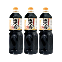 【YAMAKI】雅媽吉甘口鰹魚露1000ml(*3入超值組 2倍濃縮 蕎麥麵醬 日式醬油)