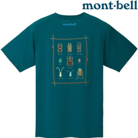 Mont-Bell Wickron 中性款 排汗衣/圓領短袖 1114524 甲蟲 DKMA 汽油藍