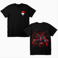 KARIMAKE Anime T-shirt Naruto Uchiha Itachi Tshirt Oversize Baju 100% Cotton Cod