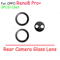 10PCS For OPPO Reno 7 8 9 Pro Plus Pro+ Reno7 Reno8 Reno9 Rear Back Camera Glass Lens Cover With Ahesive Sticker