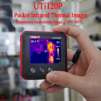 UNI-T UTi120P Mini Industrial Grade Thermal Imager HD Camera Geothermal Detector Car Inspection Infrared Thermometer Pyrometer