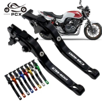 Motorcycle Accessories Adjustable Long Brake Clutch Levers For Honda CB400SF CB400SS CBR400F CB400 CB 400 VTEC 2 3 4 CB 400