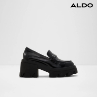 【ALDO】MILAWIEL-經典學院風厚底粗跟鞋-女鞋(黑色)