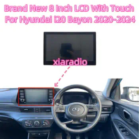 New Replacement 8 Inch LCD With Touch Screen For Hyundai Bayon i20 2020-2024 Car CD Multimedia Player Navigation Radio