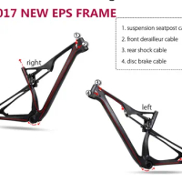Chinese Manufacturer 2020 NEW 29er Full Suspension MTB Carbon Mountain bike Frame Carbon Bike Parts Frame MTB Carbon 29er
