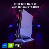 2023 Mini Gamer PC 12th Gen Intel i9 12900H i7 12700H Nvidia RTX 3050 8G PCIE4.0 2xDDR4 Windows 11 Desktop Computer 3x4K WiFi6