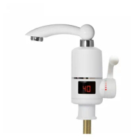 Electric Instantaneous Water Heater Instant Hot Water Faucet Instant Electric Water Faucet Heating 3000W 220V LDE display