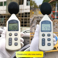 GM1356 เครื่องวัดระดับเสียง 30 dB สูงสุดถึง 130 dB อุปกรณ์วัดเสียงรบกวน พร้อมบันทึกข้อมูลจำนวน 47,00