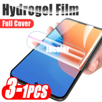 1-3PCS Hydrogel Protector For Xiaomi Redmi 12 5G 12C 11 10 Prime 10A 10C 10X Screen Soft Film Not Glass Redmy 12 Gel Protector