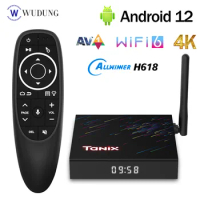 TANIX TX68 Allwinner H618 Android 12.0 Smart TV Box 4G 64G Wifi6 4K HD AV1 2.4G&amp;5G Wifi 2G16G Set Top Box PK Tanix TX6