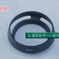 48mm Metal lens Hood for lenses with 48mm filter thread ,for Canon QL17 GIII camera, Leica R35 F2/F2.8, R50 F1.4 lenses etc.
