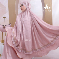ALLUNA - Mukena Dewasa Hampers Box Exclusive Mewah Bahan Silk Uragiri Azzura Series Dua
