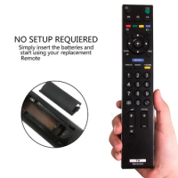 Black ABS Replacement RM-ED009 for Sony LCD TV Remote Control