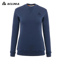 長毛象 -挪威[ACLIMA]FW Crewneck V2 W 女刷毛長袖上衣 / 寬版長袖羊毛衣 / 螺紋針織