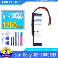 GUKEEDIANZI Battery for Sony WF-1000XM3, Charging Case, Big Power, 14430 2 Line, 1200mAh