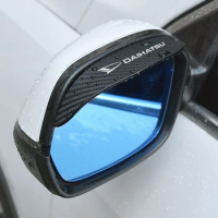 Car Eyebrow Rain Shade Cover For Daihatsu Sirion Feroza Emblem Trevis Taft Terios 2007 Fog Light Terios Mirror Auto Accessories