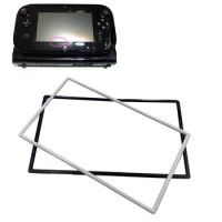 Replacement LCD Screen Frame Skin Protector Border Bar Lid Cover Surround Protective Strip Compatible for Wii U Gamepads