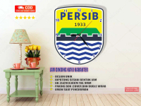Jam Dinding Jumbo Dekorasi Dinding Logo Persib Terlaris Unik dan Keren
