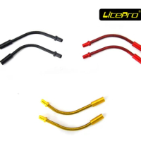 LITEPRO bike bicycle flexible brake cable noodle guide anode colorful stainless Front/Rear bike parts