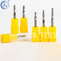 Router Bits Single Flute End Mill for Aliminum Cutting CNC Router Bit Carbide Milling Cutter for Metal Aluminum End Mill