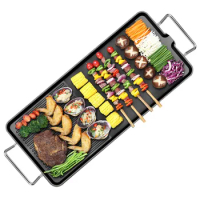 American power light smoke non-stick electric multi-function electric oven kebab barbecue oven electric oven